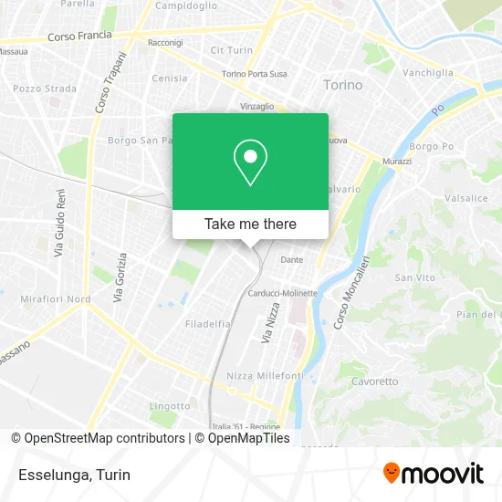 Esselunga map