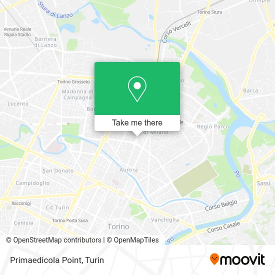Primaedicola Point map