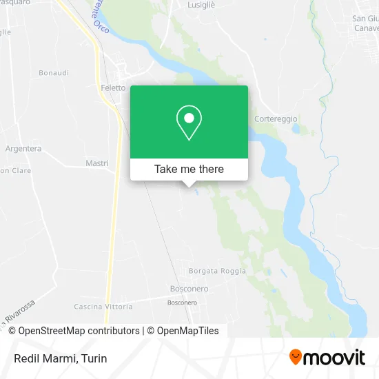 Redil Marmi map