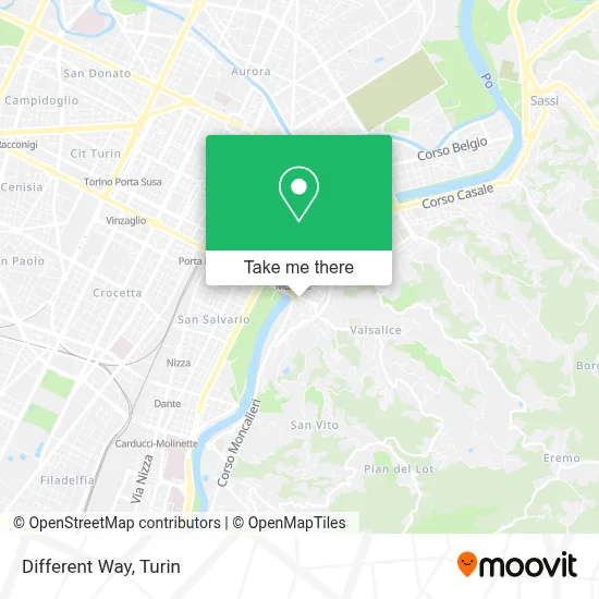 Different Way map