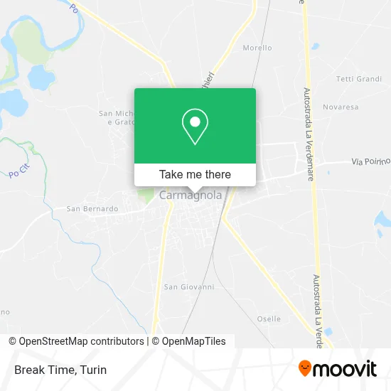 Break Time map