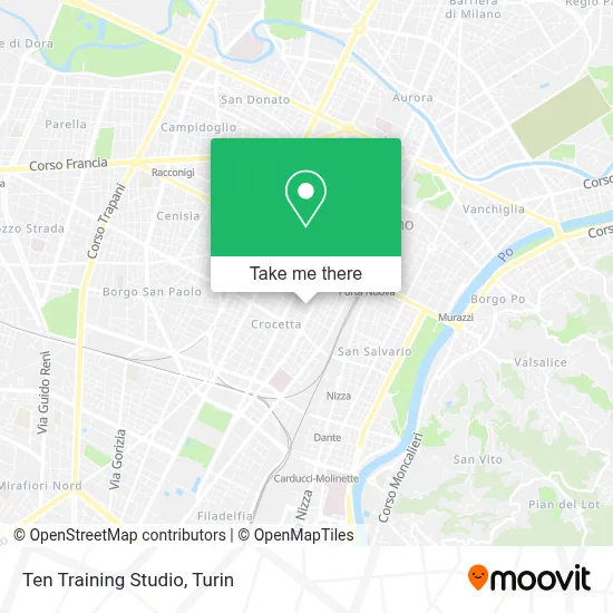 Ten Training Studio map