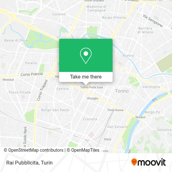 Rai Pubblicita map