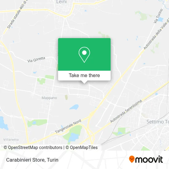 Carabinieri Store map