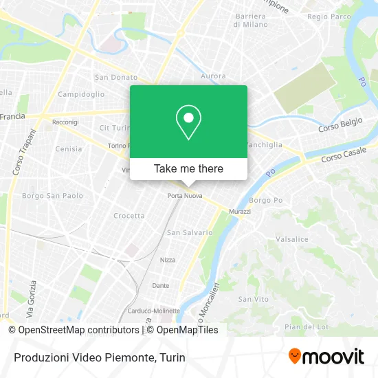 Produzioni Video Piemonte map