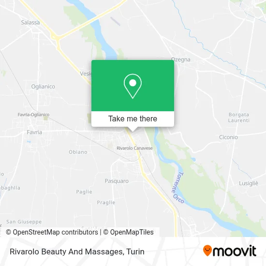 Rivarolo Beauty And Massages map