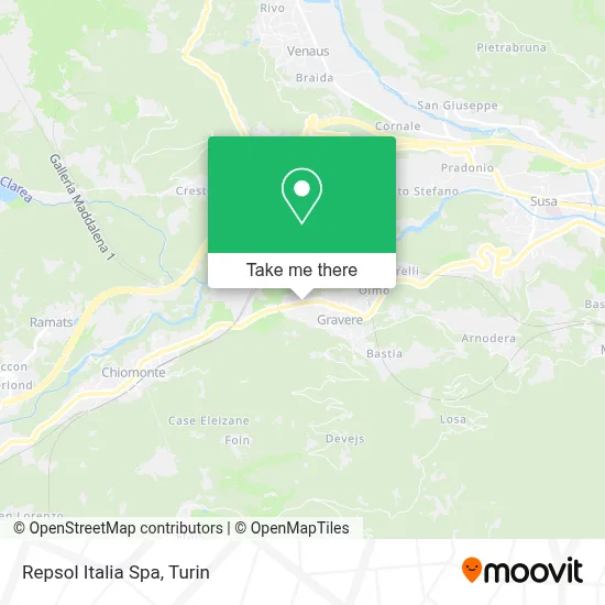 Repsol Italia Spa map