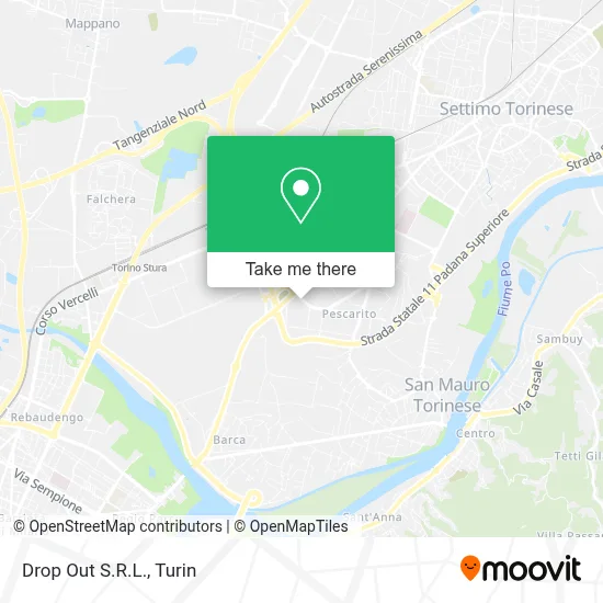 Drop Out S.R.L. map