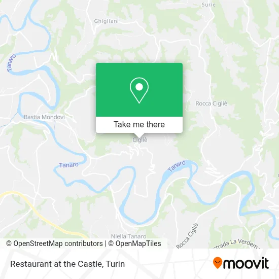 Restaurant at the Castle map