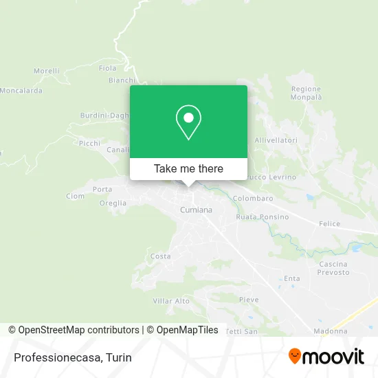 Professionecasa map