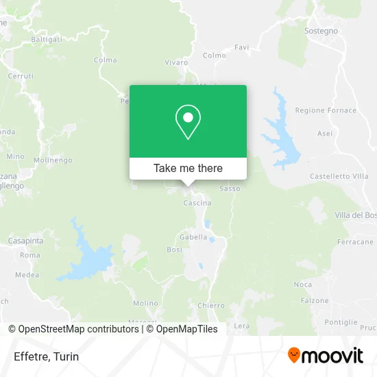 Effetre map