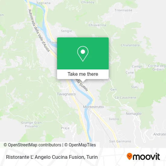 Ristorante L' Angelo Cucina Fusion map