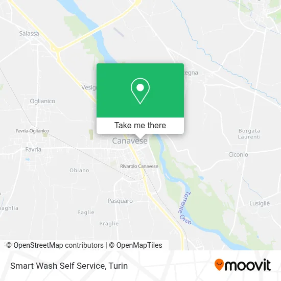 Smart Wash Self Service map