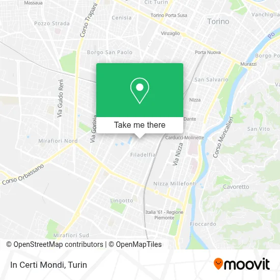 In Certi Mondi map