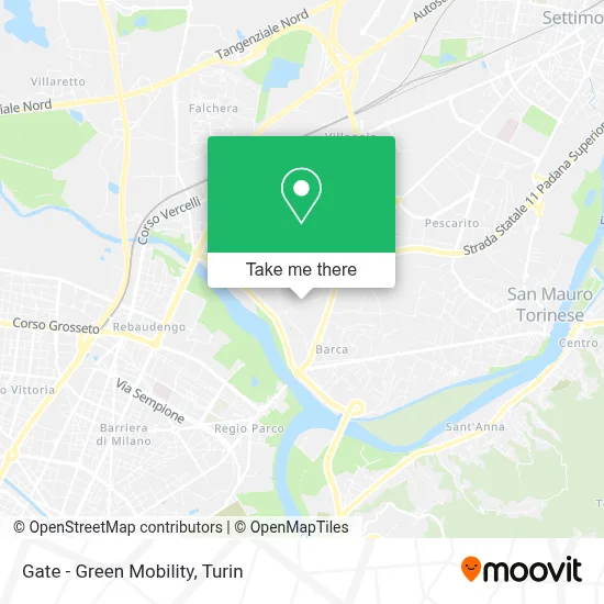 Gate - Green Mobility map