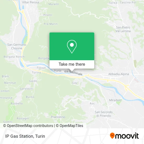 IP Gas Station map