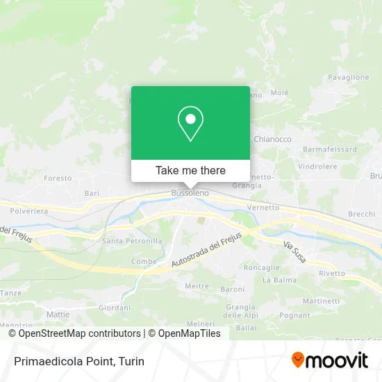 Primaedicola Point map