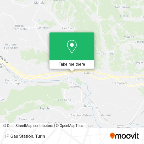 IP Gas Station map