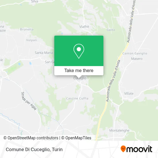 Comune Di Cuceglio map