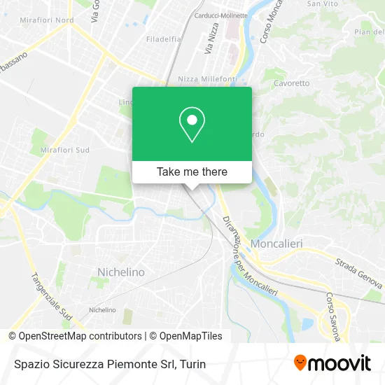Spazio Sicurezza Piemonte Srl map