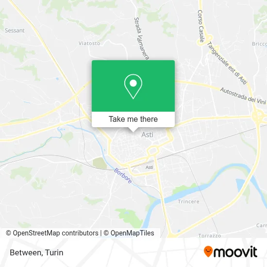 Between map