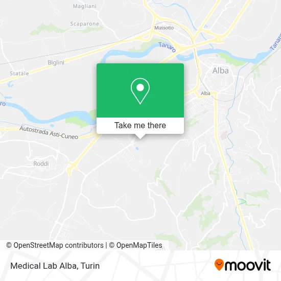 Medical Lab Alba map