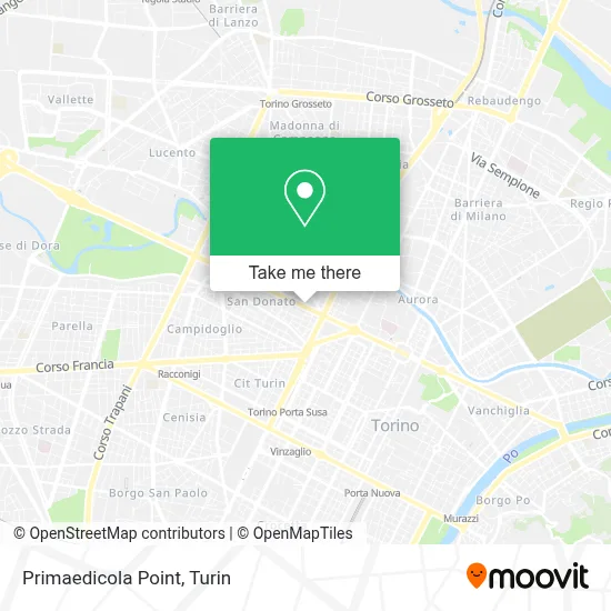 Primaedicola Point map