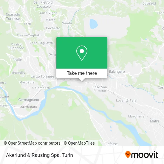 Akerlund & Rausing Spa map