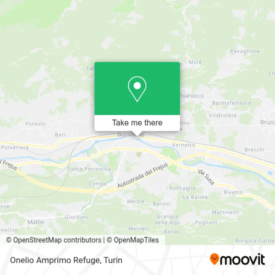 Onelio Amprimo Refuge map
