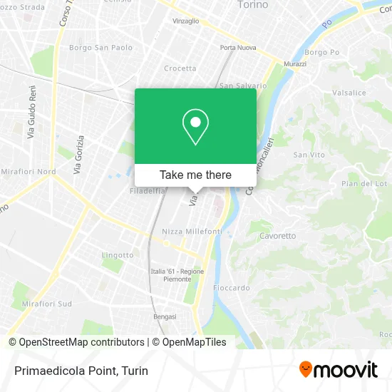 Primaedicola Point map