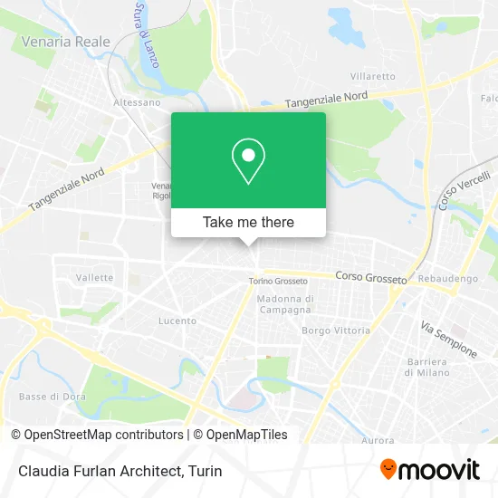 Claudia Furlan Architect map