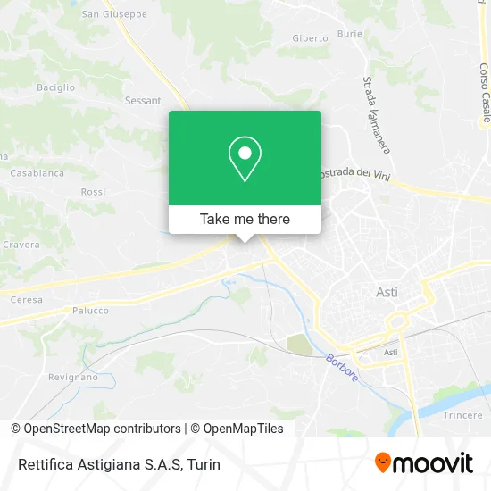 Rettifica Astigiana S.A.S map