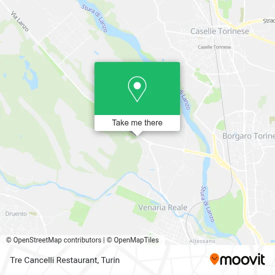 Tre Cancelli Restaurant map