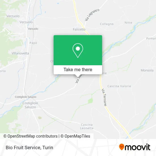 Bio Fruit Service map