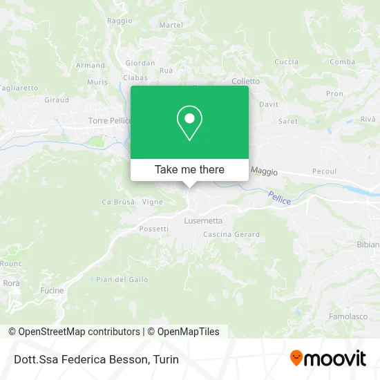 Dott.Ssa Federica Besson map