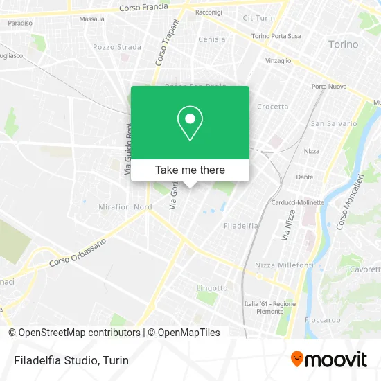Filadelfia Studio map