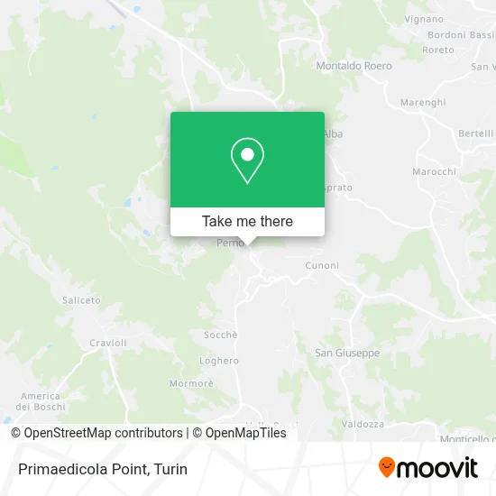 Primaedicola Point map