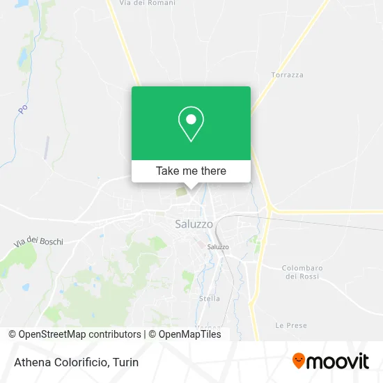 Athena Colorificio map