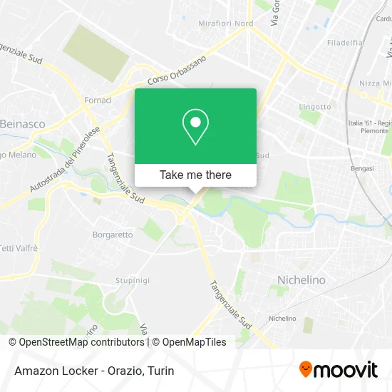 Amazon Locker - Orazio map