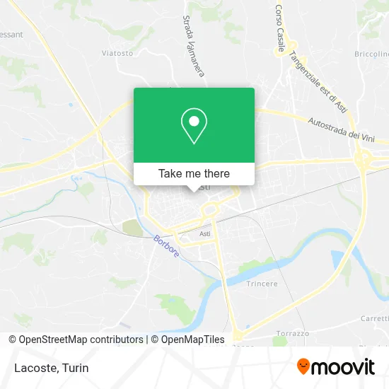 Lacoste map