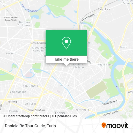 Daniela Re Tour Guide map
