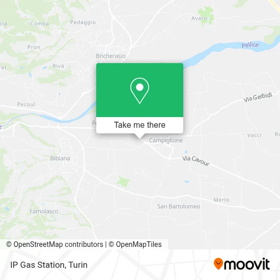 IP Gas Station map