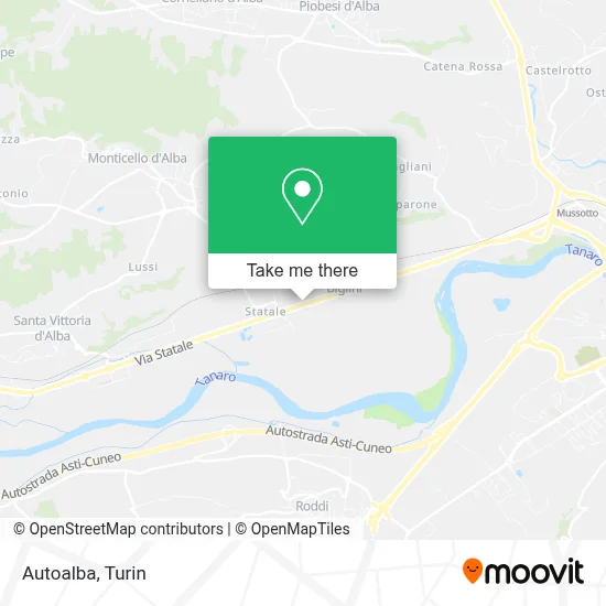 Autoalba map