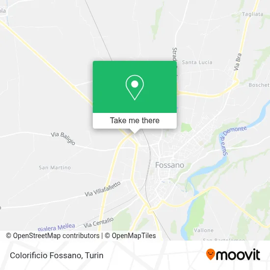 Colorificio Fossano map