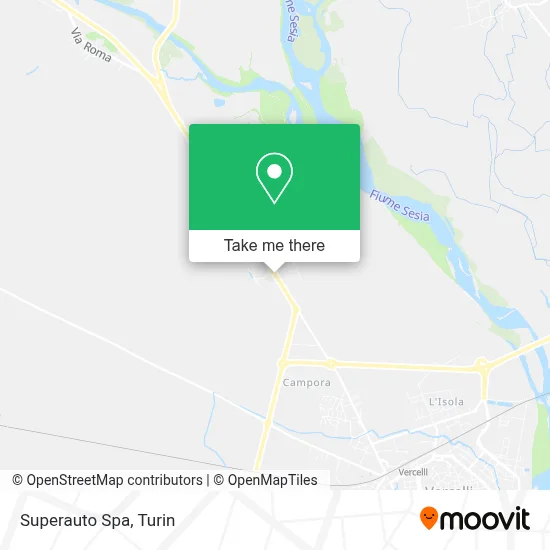 Superauto Spa map