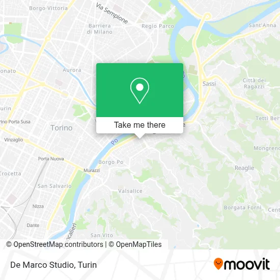 De Marco Studio map