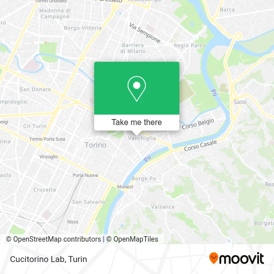 Cucitorino Lab map