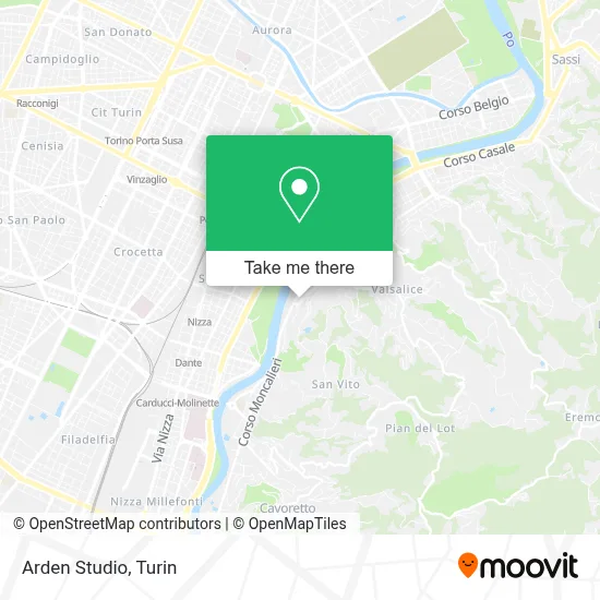 Arden Studio map