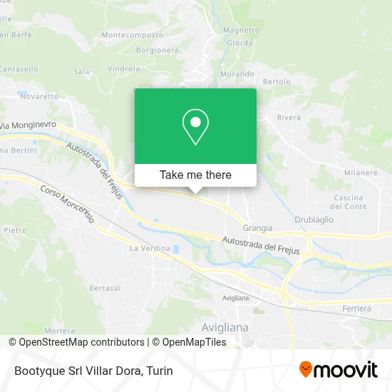 Bootyque Srl Villar Dora map