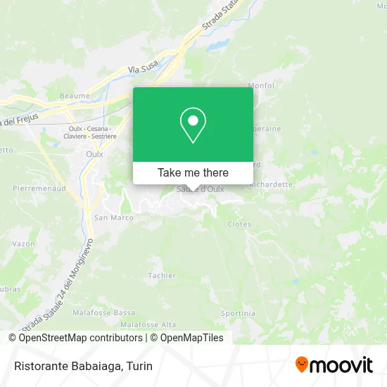 Ristorante Babaiaga map